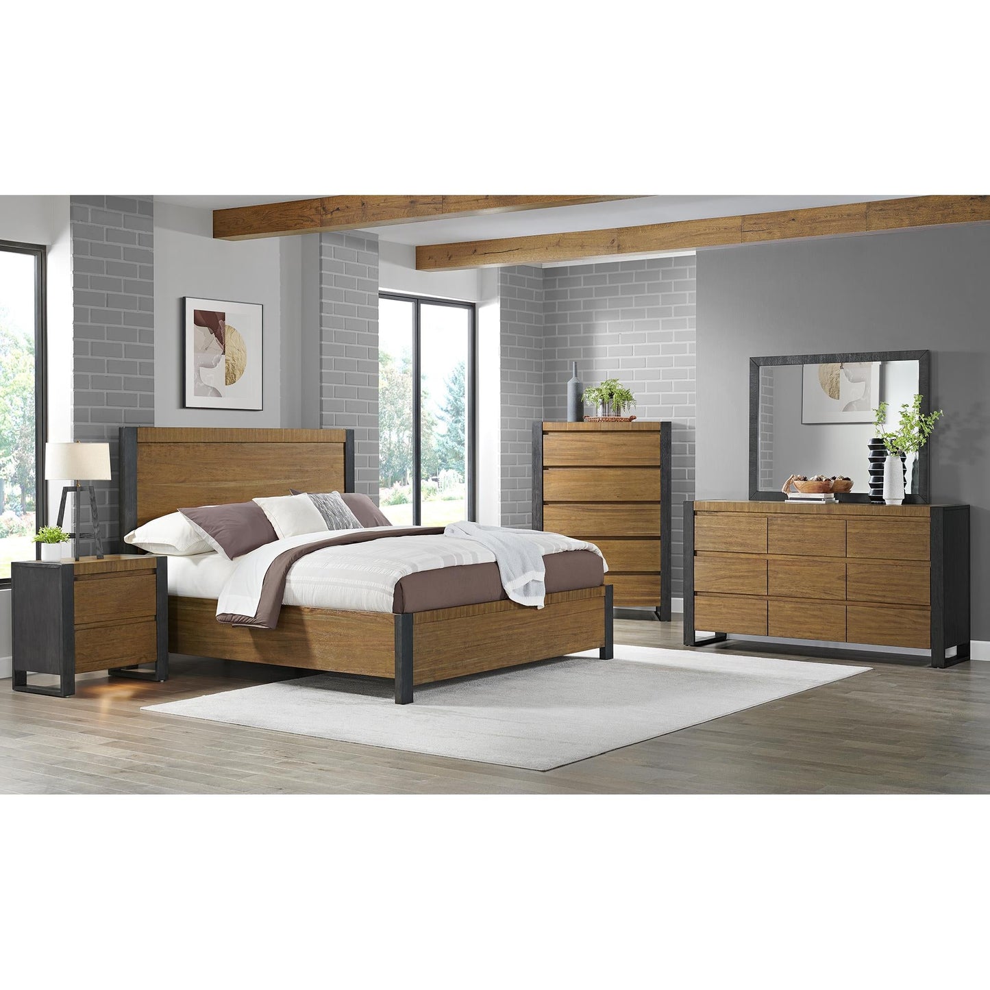 Elements International Breckenridge B - 3720 - 5 - NS 2 - Drawer Nightstand - American Furniture of Slidell
