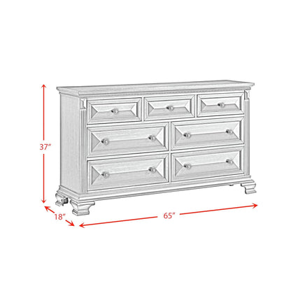 Elements International Bridgestone B - 10980 - 7 - DR 7 - Drawer Dresser - American Furniture of Slidell