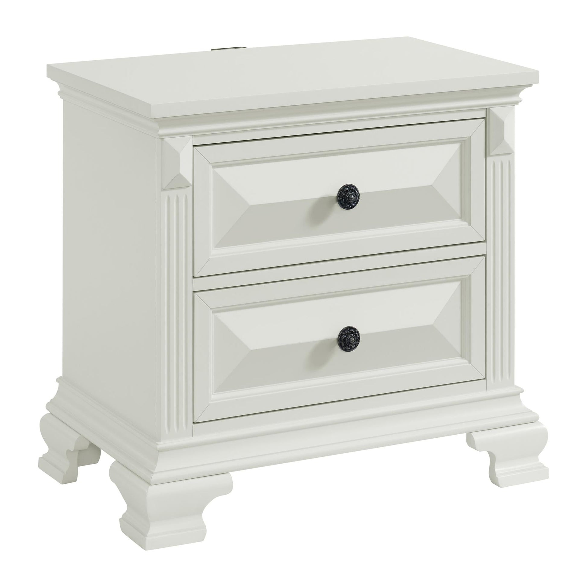 Elements International Bridgestone B - 10980 - 7 - NS 2 - Drawer Nightstand - American Furniture of Slidell