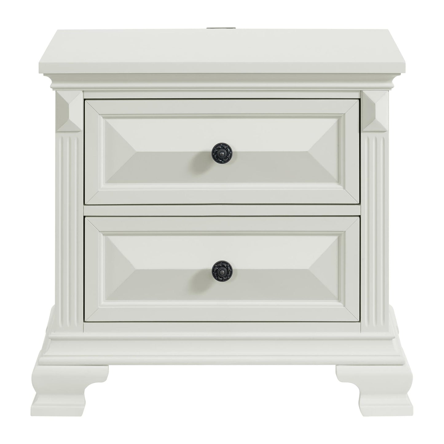 Elements International Bridgestone B - 10980 - 7 - NS 2 - Drawer Nightstand - American Furniture of Slidell
