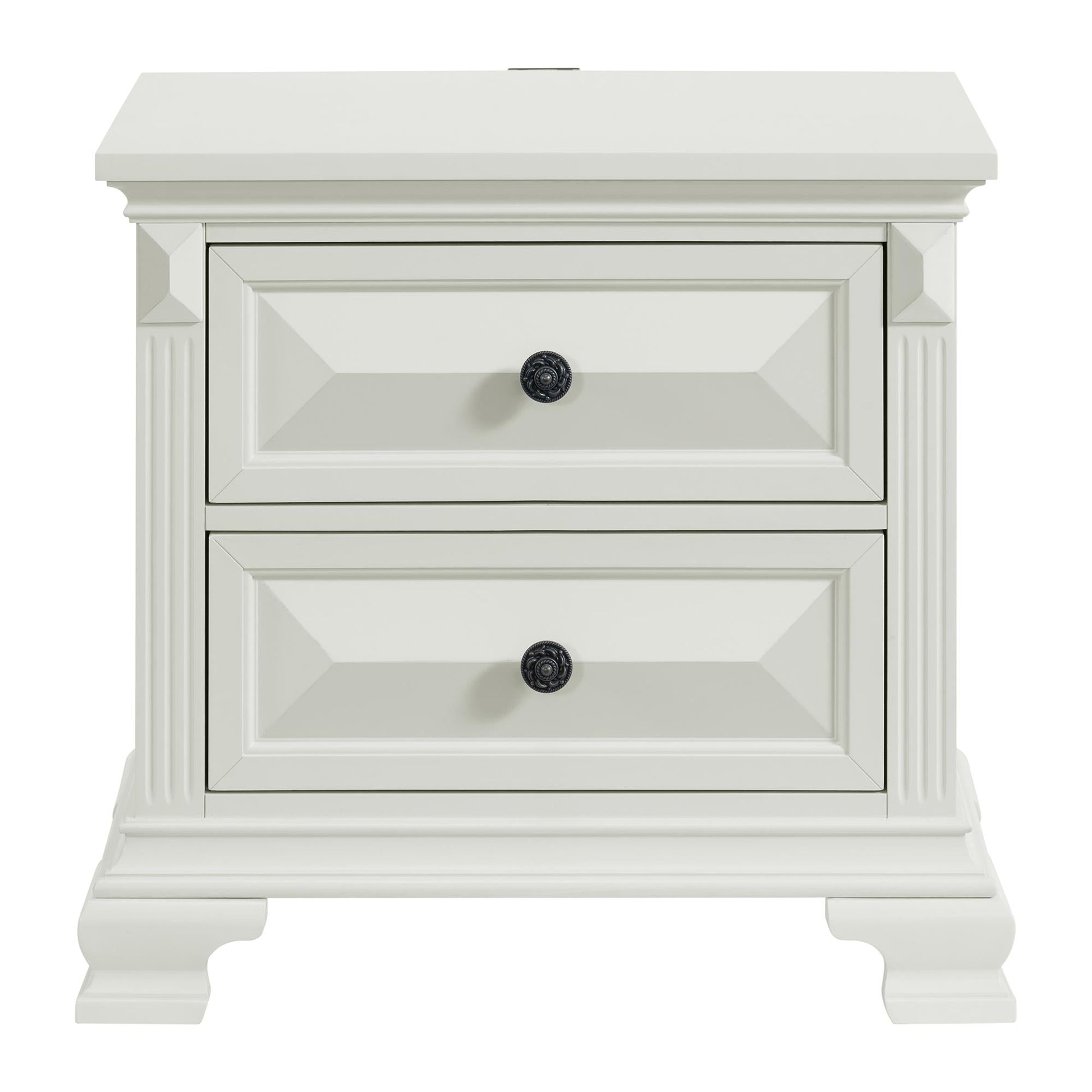 Elements International Bridgestone B - 10980 - 7 - NS 2 - Drawer Nightstand - American Furniture of Slidell