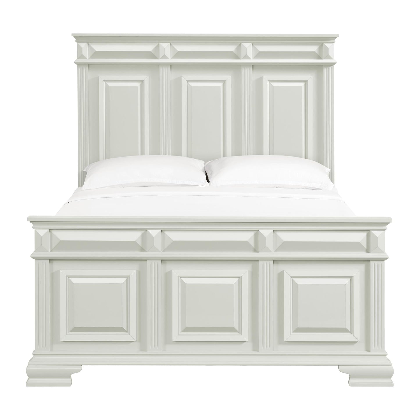 Elements International Bridgestone B - 10980 - 7 - QB Queen Panel Bed - American Furniture of Slidell