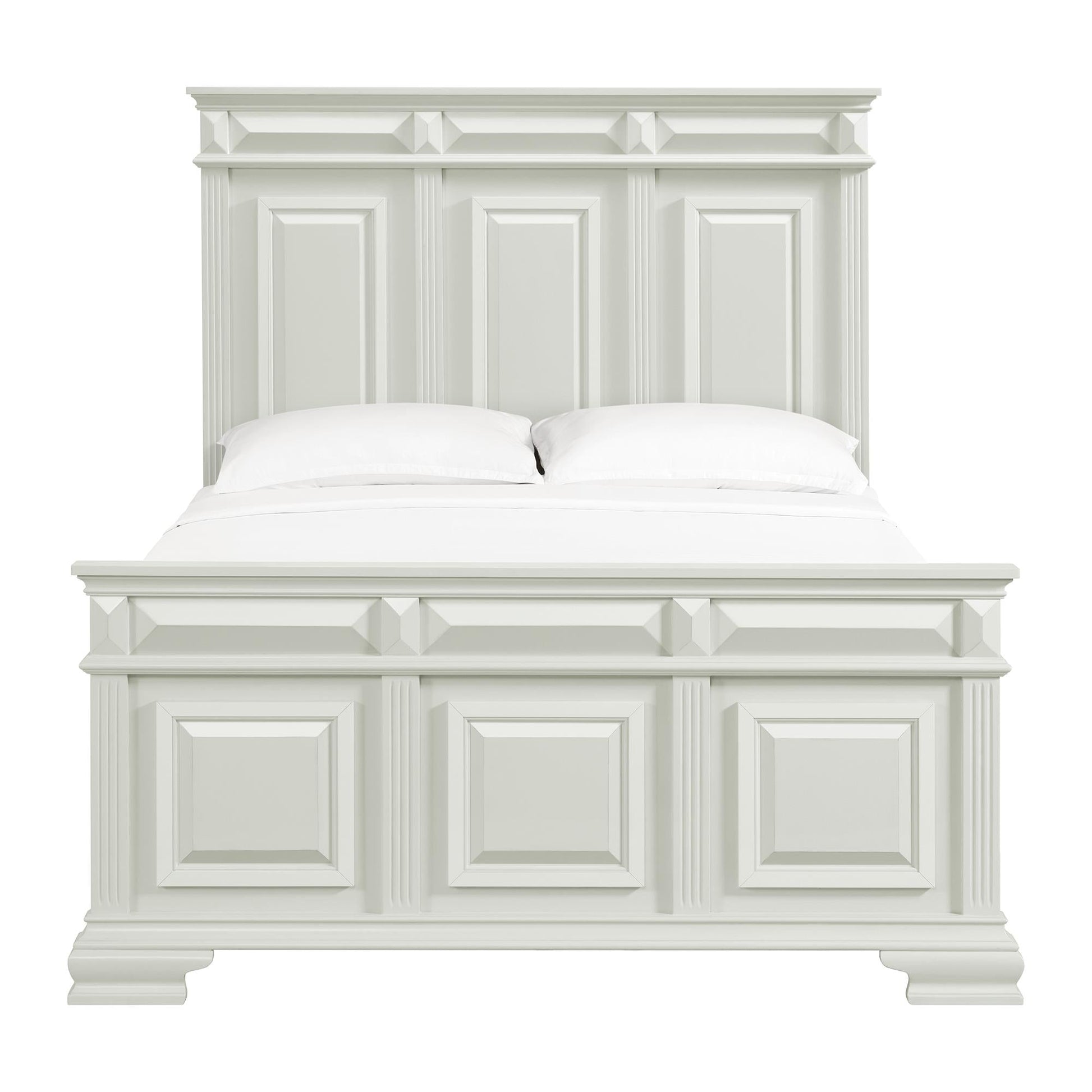 Elements International Bridgestone B - 10980 - 7 - QB Queen Panel Bed - American Furniture of Slidell