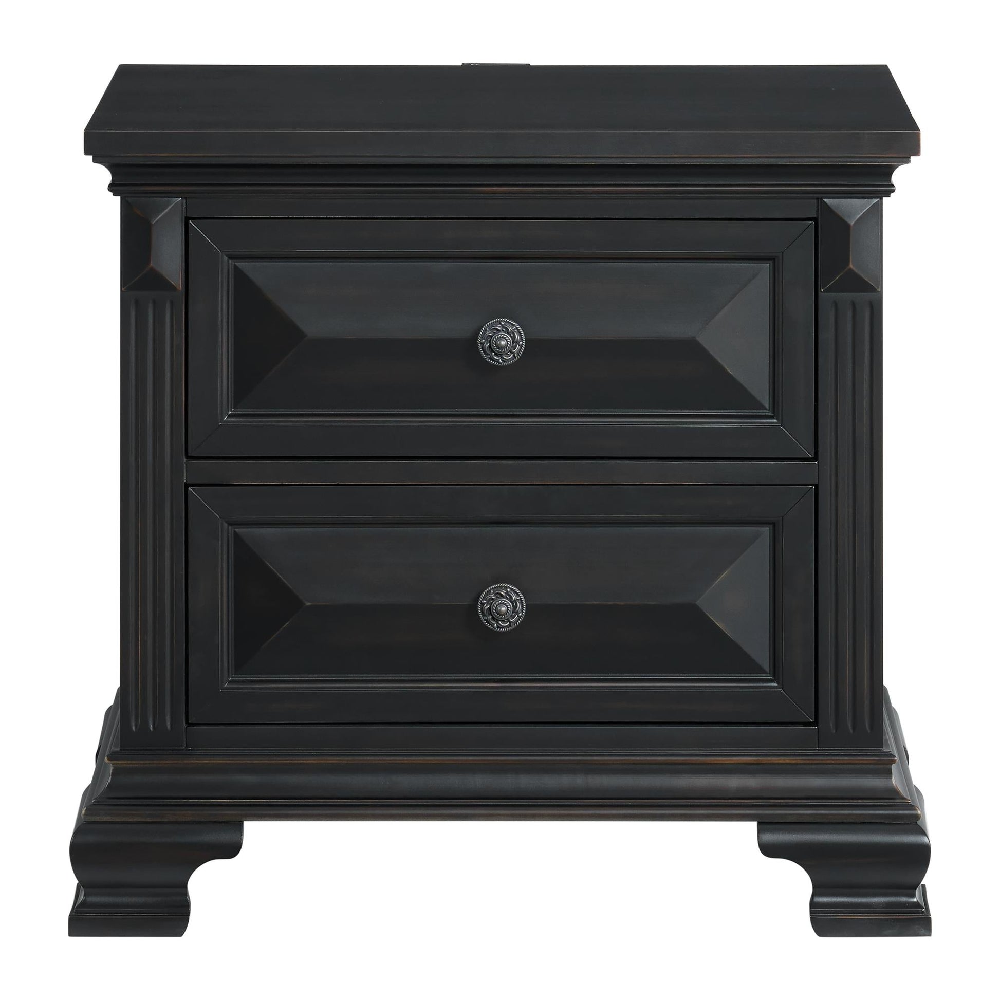 Elements International Bridgestone B - 10980 - 8 - NS 2 - Drawer Nightstand - American Furniture of Slidell