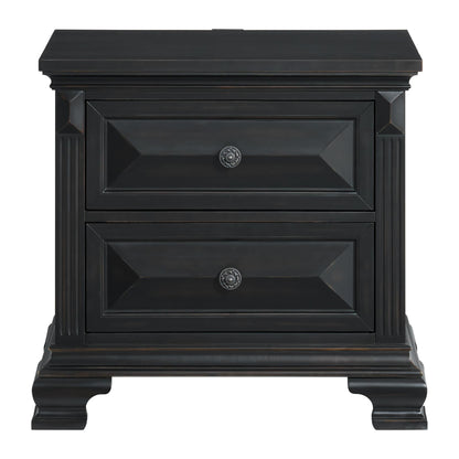 Elements International Bridgestone B - 10980 - 8 - NS 2 - Drawer Nightstand - American Furniture of Slidell