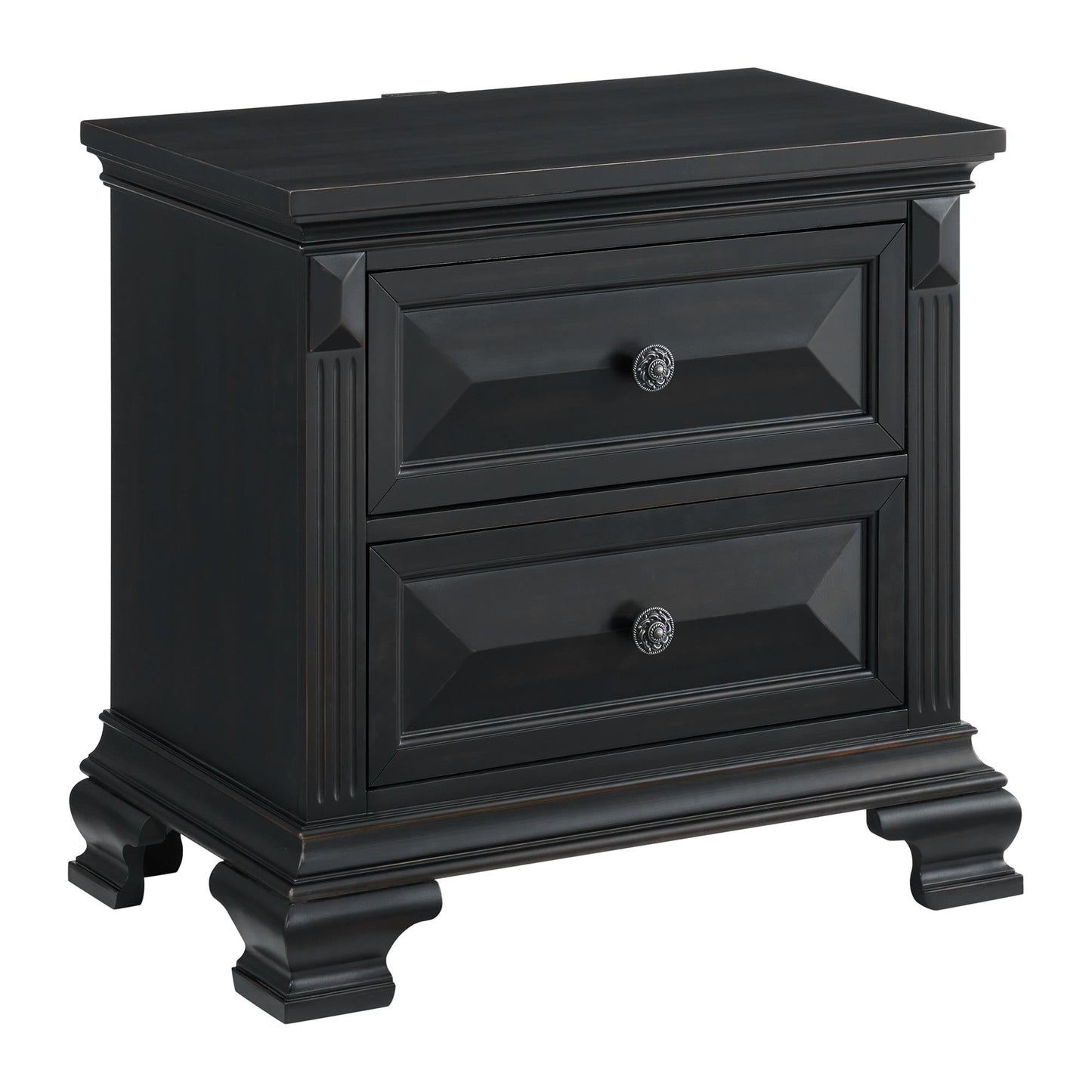 Elements International Bridgestone B - 10980 - 8 - NS 2 - Drawer Nightstand - American Furniture of Slidell