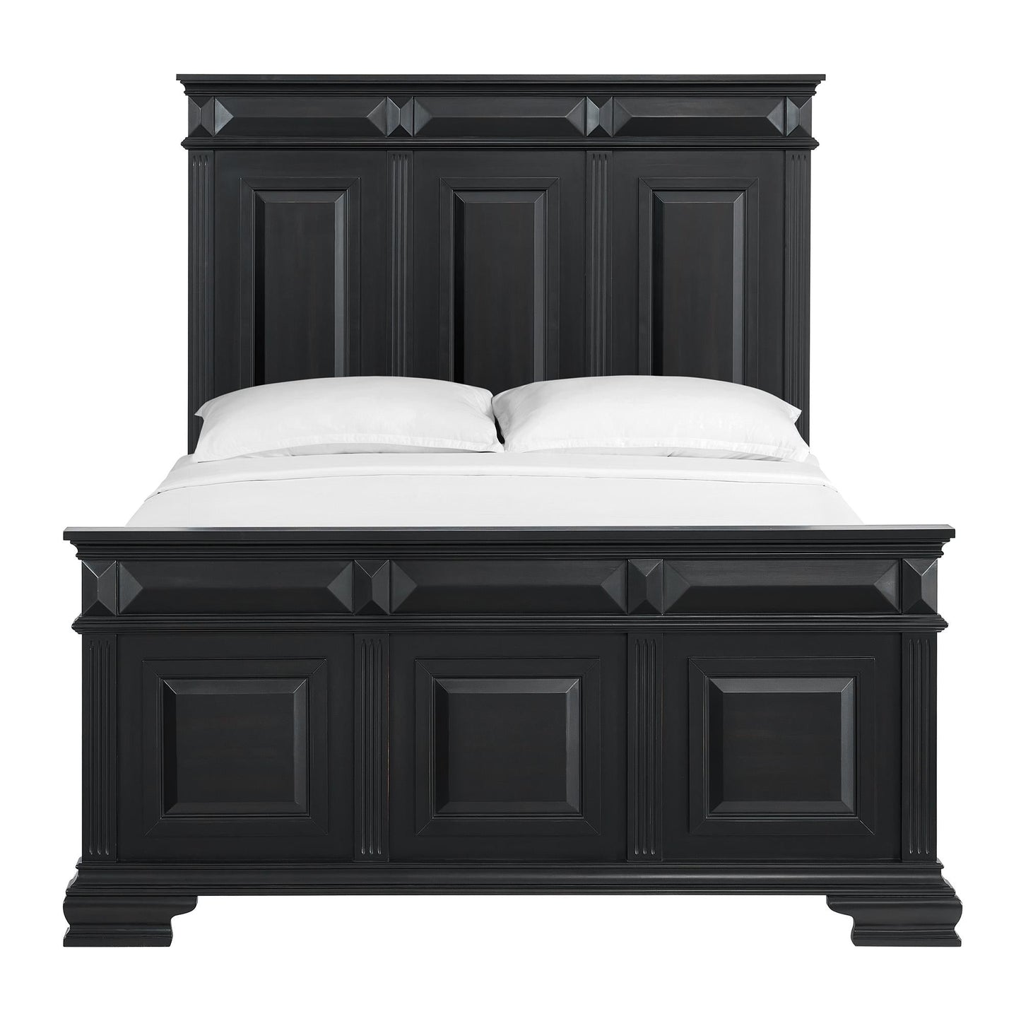 Elements International Bridgestone B - 10980 - 8 - QB Queen Panel Bed - American Furniture of Slidell