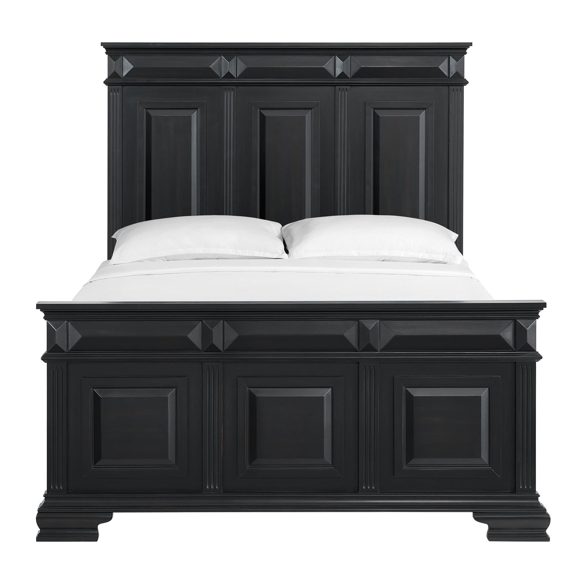 Elements International Bridgestone B - 10980 - 8 - QB Queen Panel Bed - American Furniture of Slidell