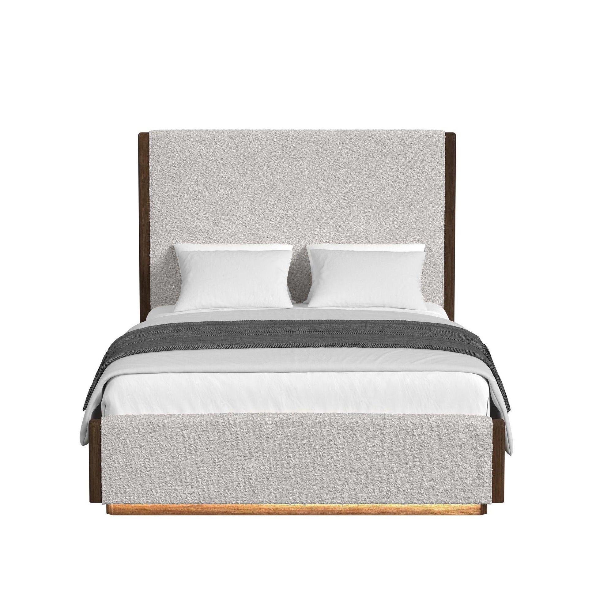 Elements International Brisbane B - 16760 - 5 - QUB Queen Upholstered Bed - American Furniture of Slidell