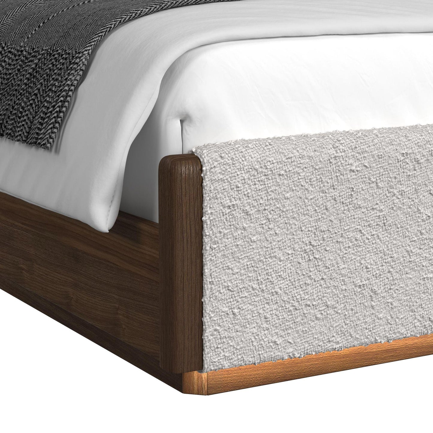 Elements International Brisbane B - 16760 - 5 - QUB Queen Upholstered Bed - American Furniture of Slidell
