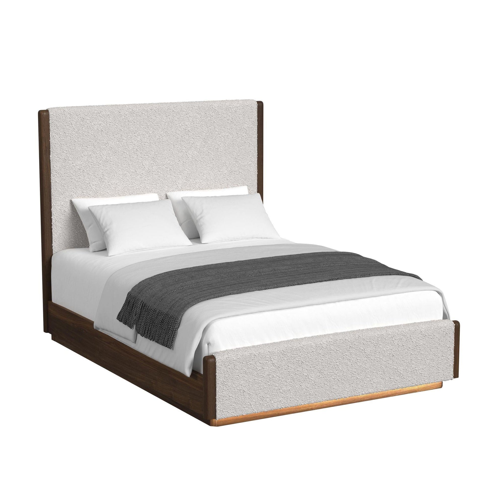 Elements International Brisbane B - 16760 - 5 - QUB Queen Upholstered Bed - American Furniture of Slidell