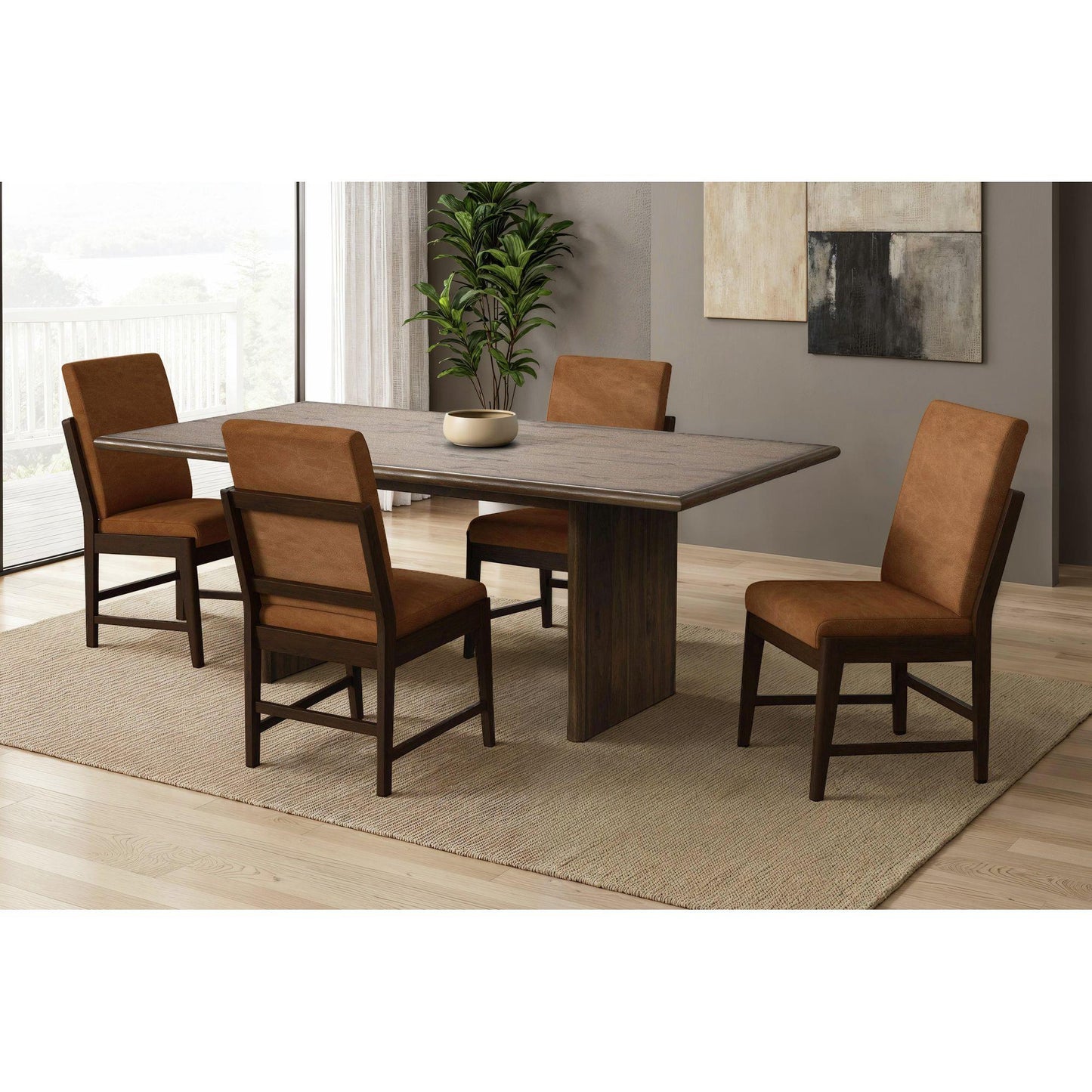 Elements International Brisbane D - 16760 - 5 - SC1 Dining Side Chair - American Furniture of Slidell
