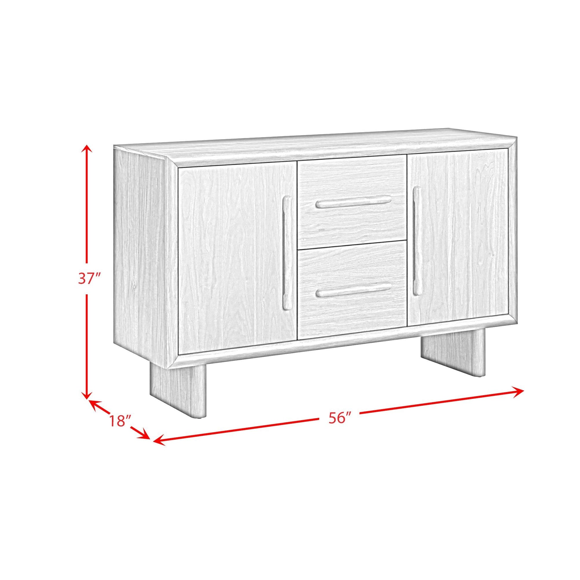Elements International Brisbane D - 16760 - 5 - SV Server - American Furniture of Slidell