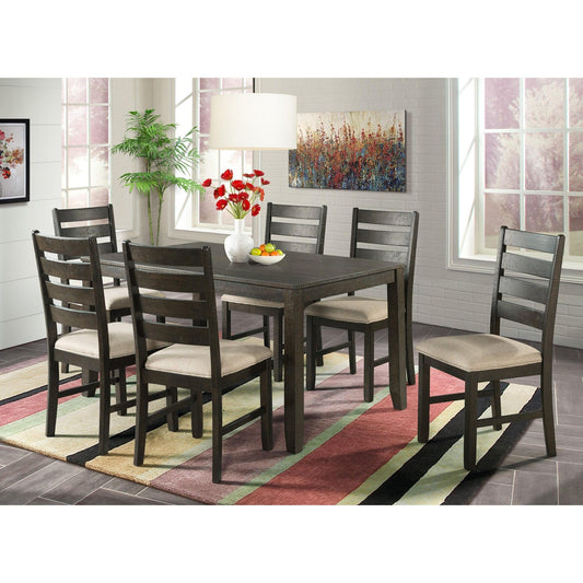 Elements International Brock 7 pc Dinette DBR1007DS - American Furniture of Slidell
