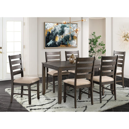 Elements International Brock 7 pc Dinette DBR1007DS - American Furniture of Slidell