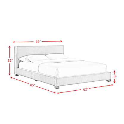 Elements International Brookhaven UB - 14870 - 3 - FB Full Upholstered Bed - American Furniture of Slidell