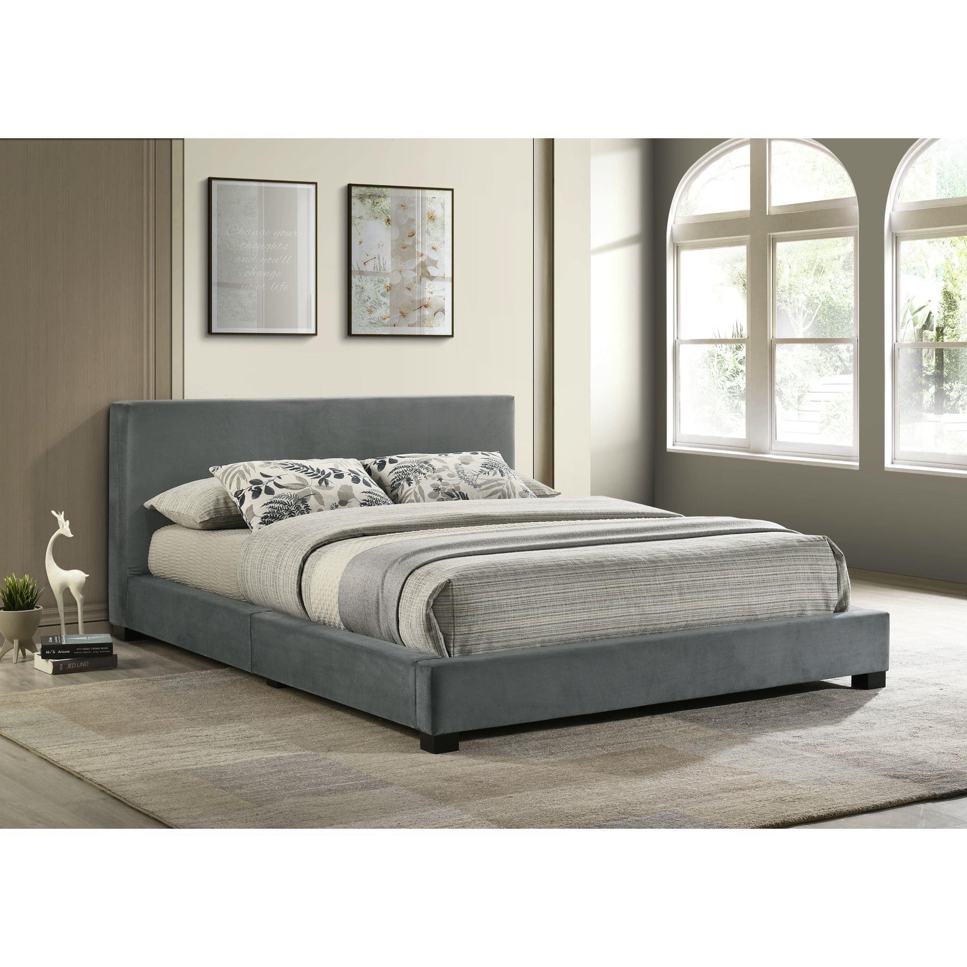 Elements International Brookhaven UB - 14870 - 3 - FB Full Upholstered Bed - American Furniture of Slidell
