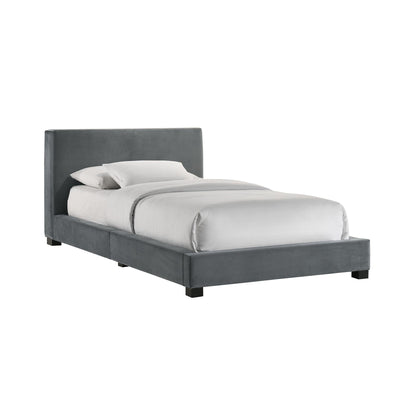 Elements International Brookhaven UB - 14870 - 3 - TB Twin Upholstered Bed - American Furniture of Slidell
