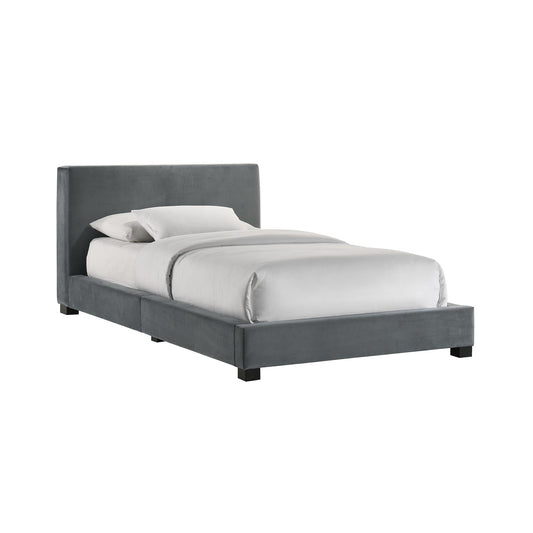 Elements International Brookhaven UB - 14870 - 3 - TB Twin Upholstered Bed - American Furniture of Slidell