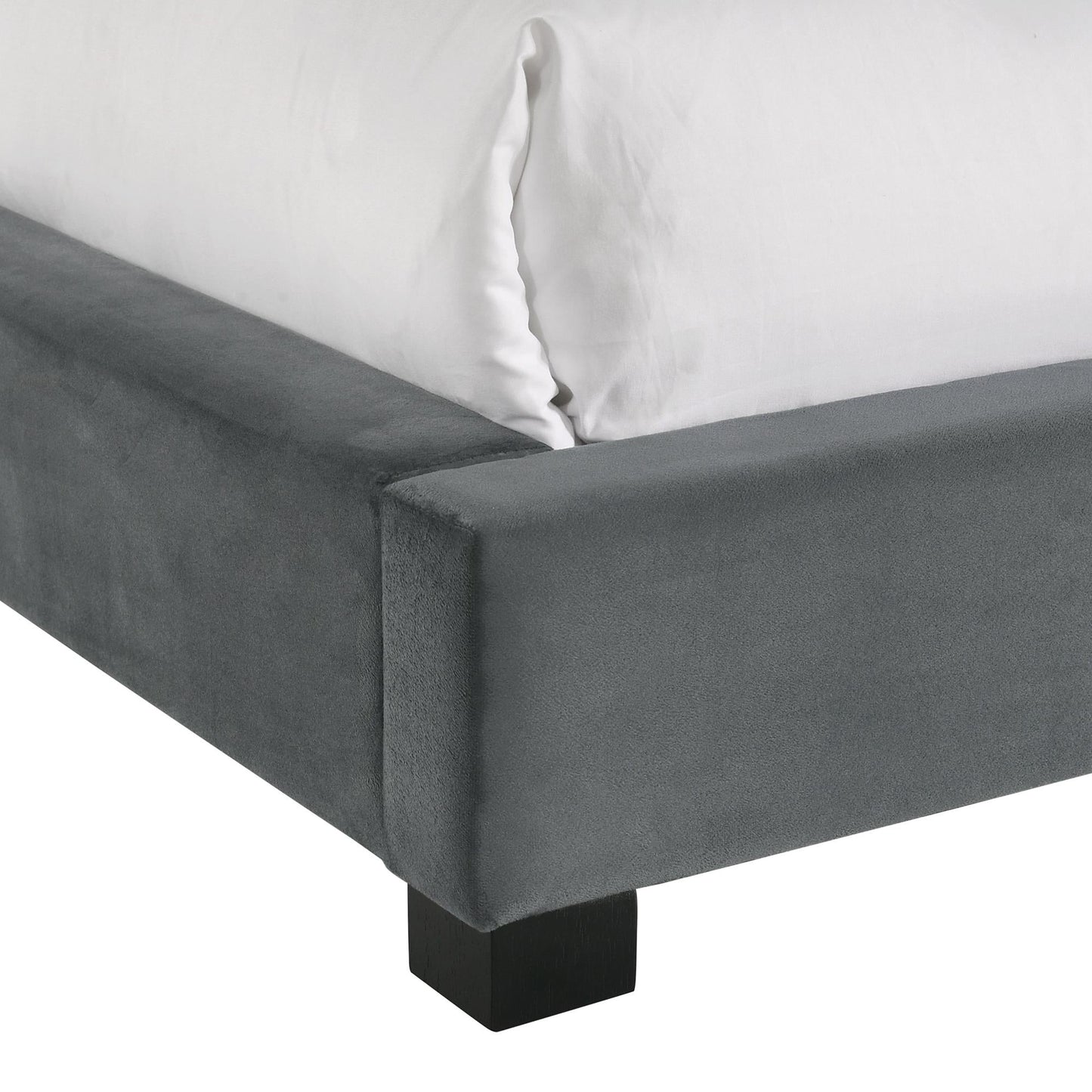 Elements International Brookhaven UB - 14870 - 3 - TB Twin Upholstered Bed - American Furniture of Slidell