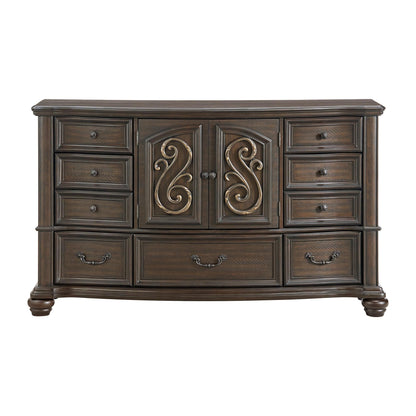 Elements International Brunswick B - 13070 - 5 - DR 7 - Drawer Dresser - American Furniture of Slidell