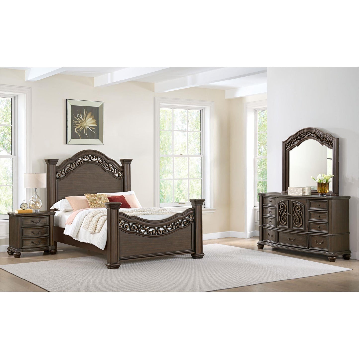 Elements International Brunswick B - 13070 - 5 - DR 7 - Drawer Dresser - American Furniture of Slidell