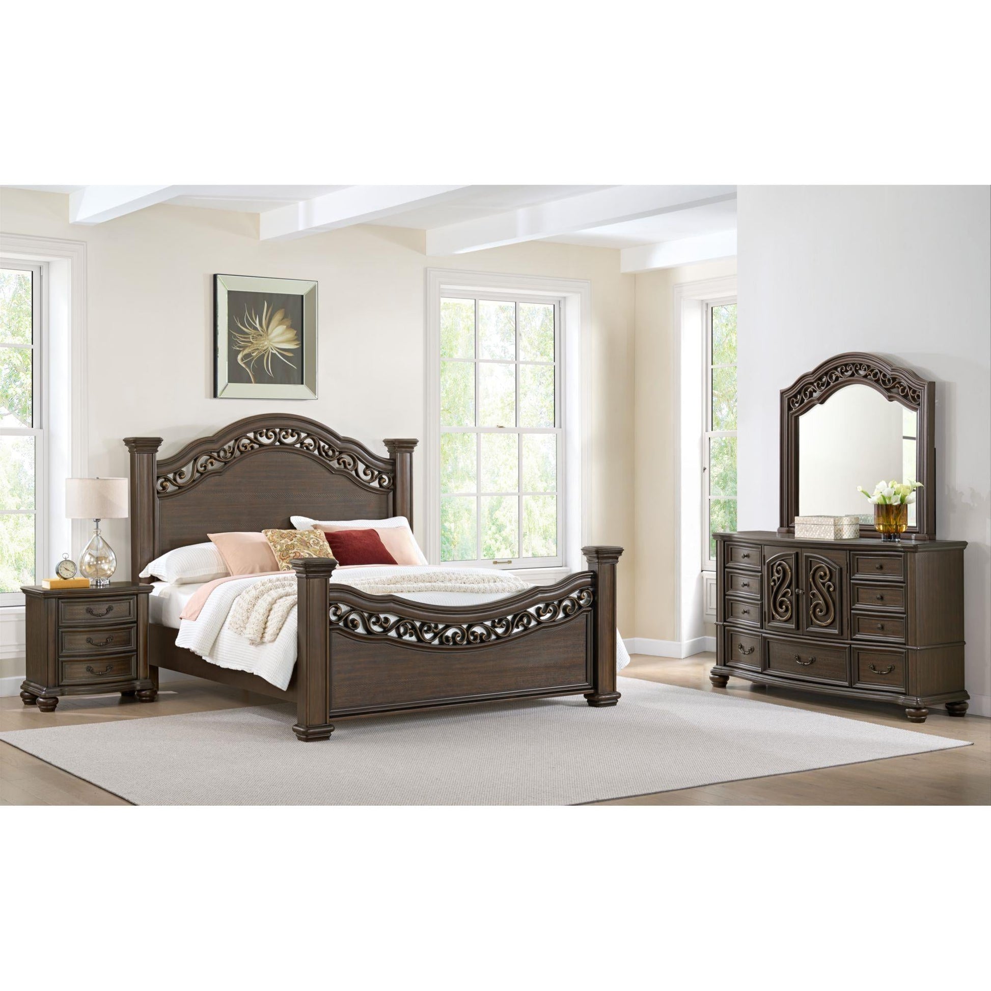 Elements International Brunswick B - 13070 - 5 - DR 7 - Drawer Dresser - American Furniture of Slidell