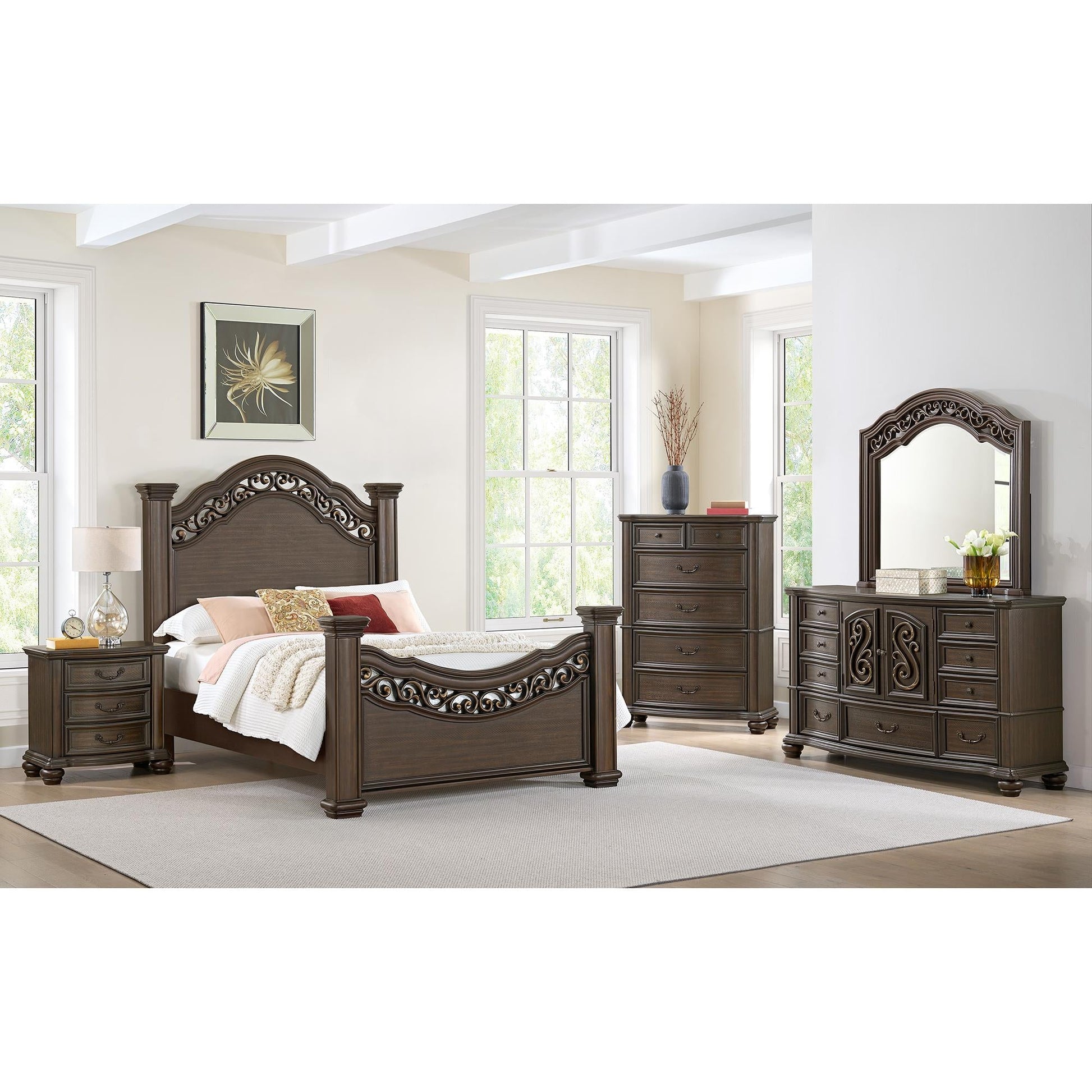 Elements International Brunswick B - 13070 - 5 - DR 7 - Drawer Dresser - American Furniture of Slidell