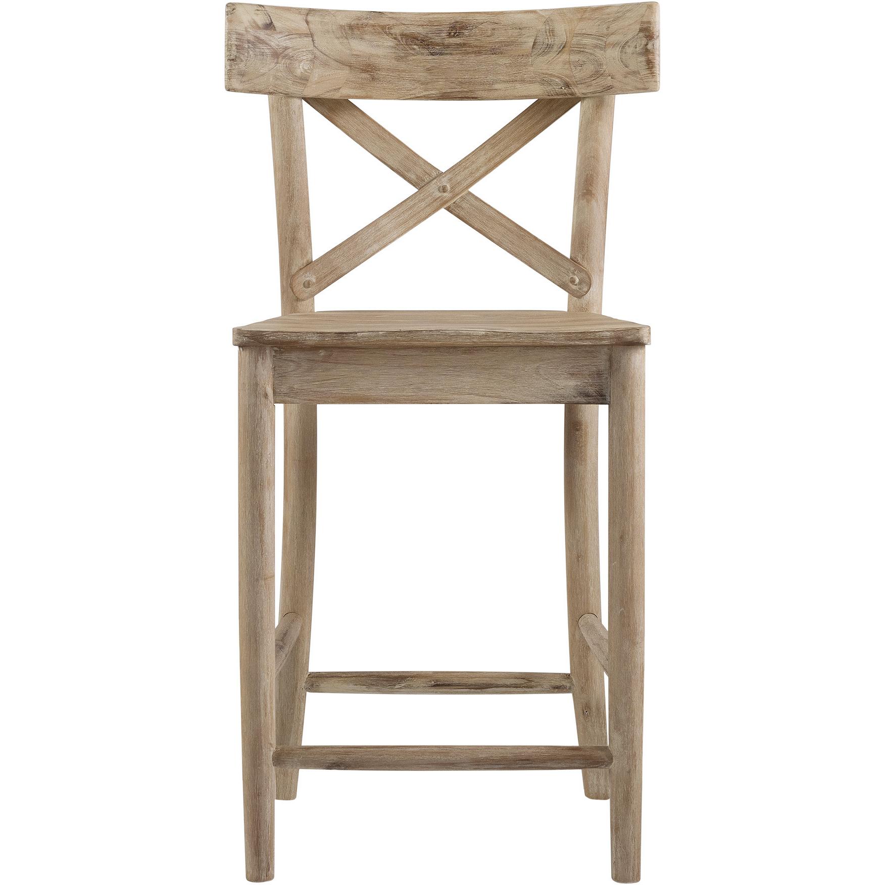 Elements International Callista Counter Height Stool - American Furniture of Slidell