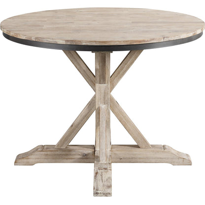 Elements International Callista Round Standard Height Dining Table - American Furniture of Slidell