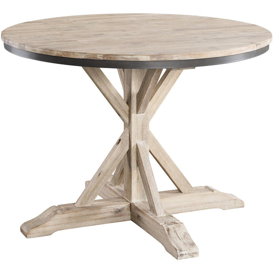 Elements International Callista Round Standard Height Dining Table - American Furniture of Slidell