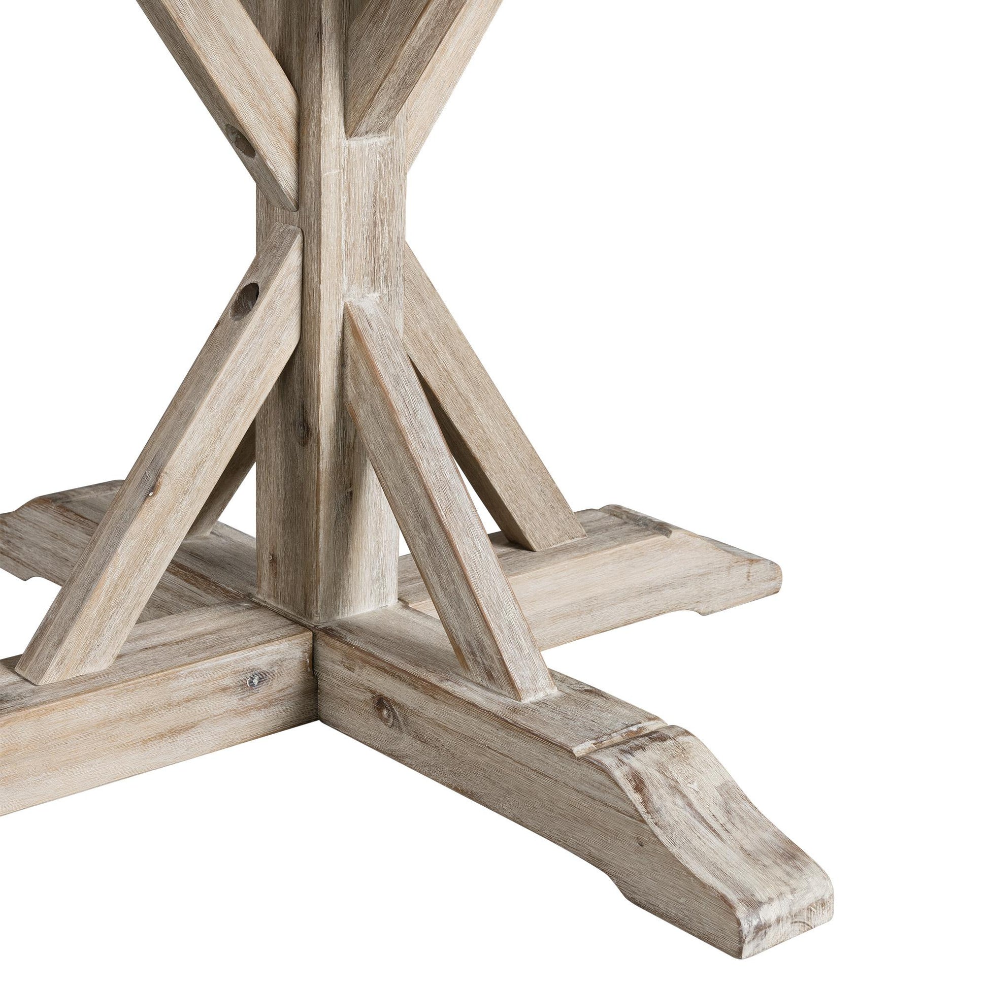 Elements International Callista Round Standard Height Dining Table - American Furniture of Slidell