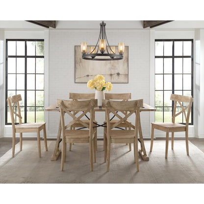 Elements International Callista X - Back Wooden Side Chair Set - American Furniture of Slidell