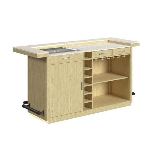 Elements International Cambrie DA - 18010 - 6 - BTC Bar Table - American Furniture of Slidell