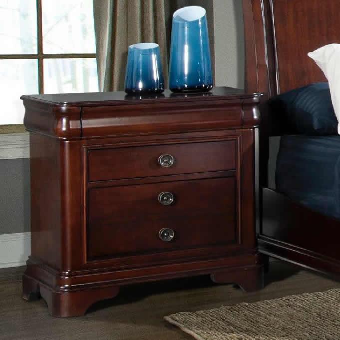 Elements International Cameron 4 - Drawer Nightstand CM750NS - American Furniture of Slidell