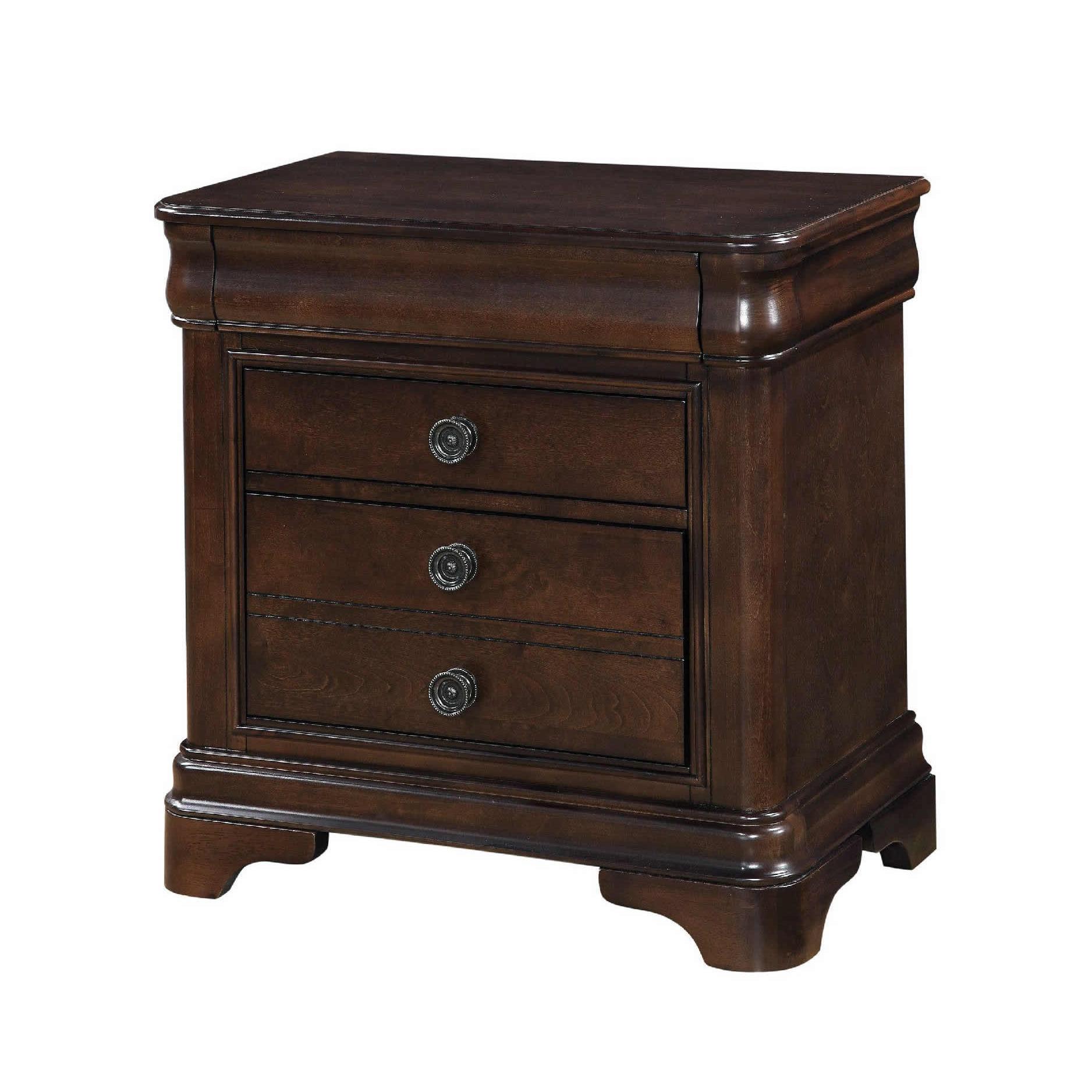 Elements International Cameron 4 - Drawer Nightstand CM750NS - American Furniture of Slidell
