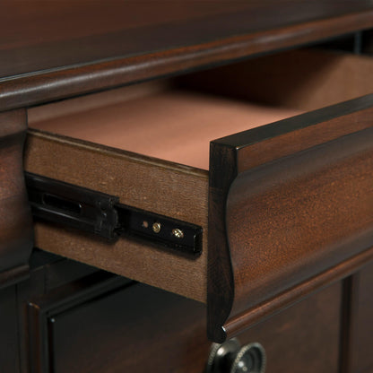 Elements International Cameron CM750DR Dresser - Cherry - American Furniture of Slidell