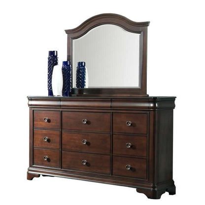 Elements International Cameron CM750DR Dresser - Cherry - American Furniture of Slidell