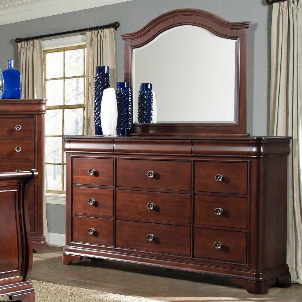 Elements International Cameron Dresser Mirror CM750MR - American Furniture of Slidell