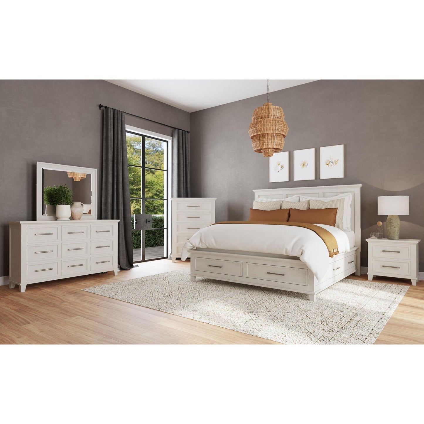 Elements International Canterbury B - 13030 - 7 - NS 2 - Drawer Nightstand - American Furniture of Slidell