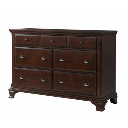 Elements International Canton Cherry CN600DR Dresser - American Furniture of Slidell