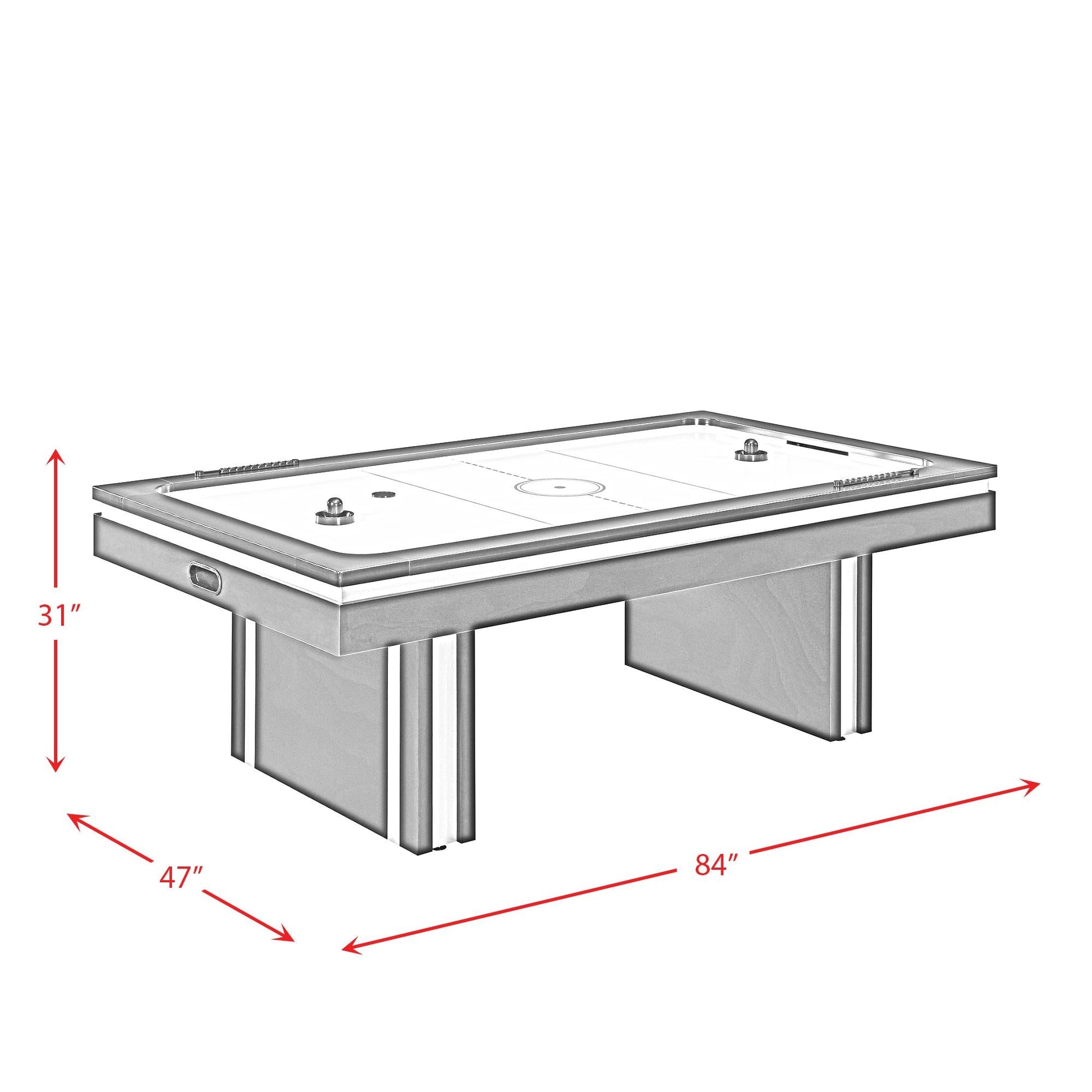 Elements International Cloud GTCD100HT Air Hockey Table - American Furniture of Slidell
