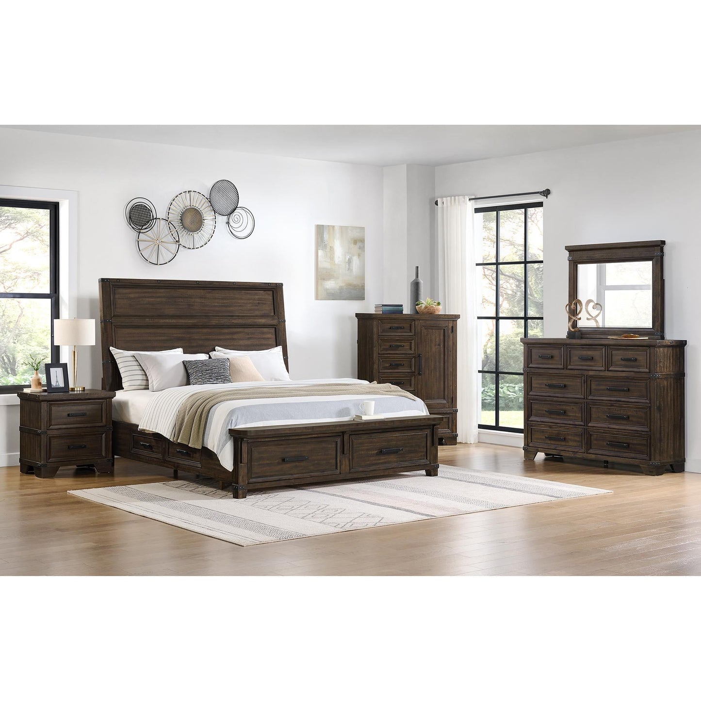 Elements International Colorado City B - 13010 - 8 - CH2 6 - Drawer Door Chest - American Furniture of Slidell
