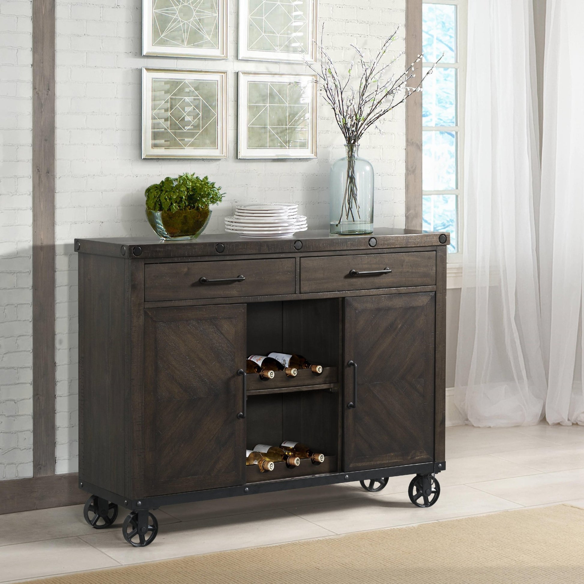 Elements International Colorado DCO100WR Wine Rack - American Furniture of Slidell