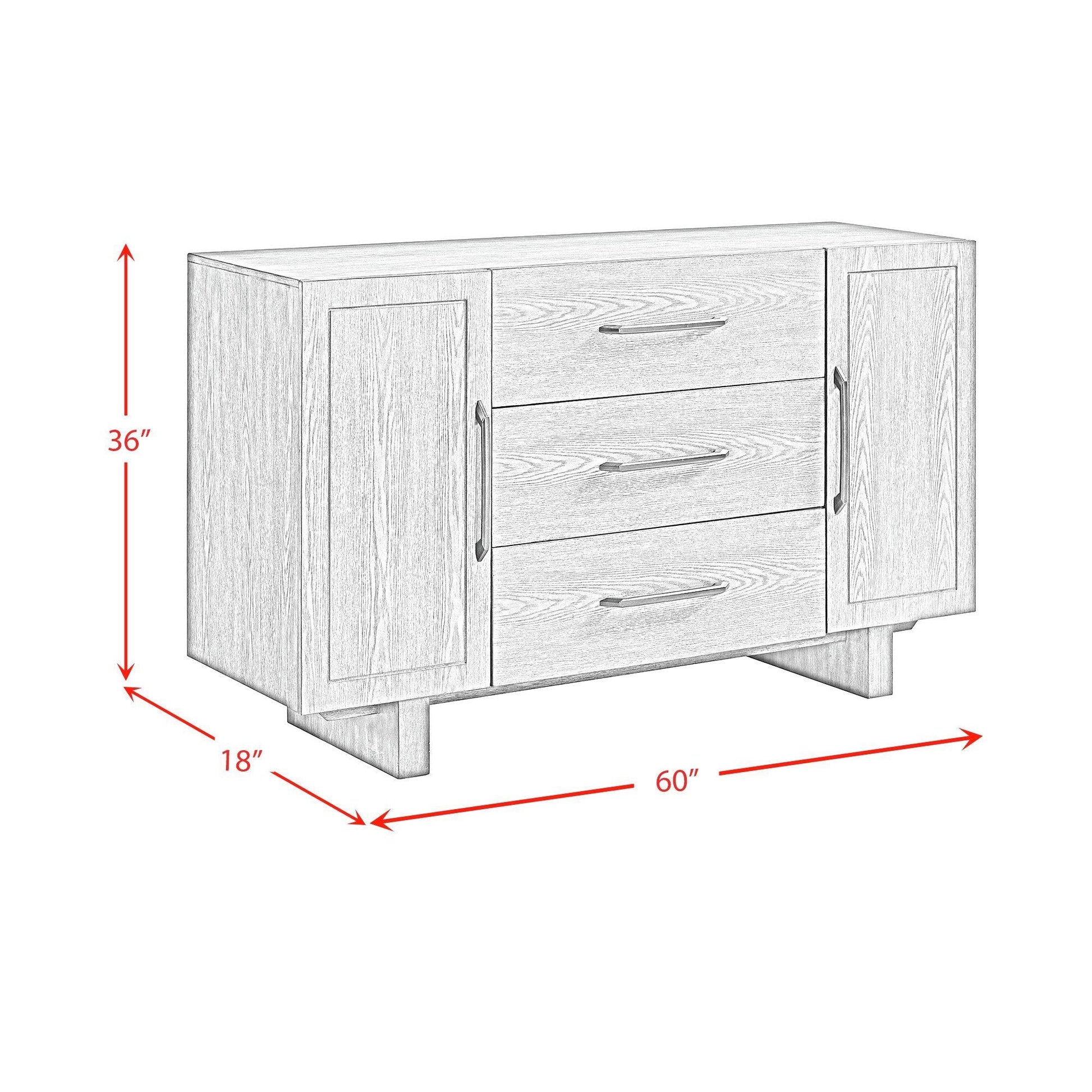 Elements International Conner D - 10560 - 5 - SV Server - American Furniture of Slidell