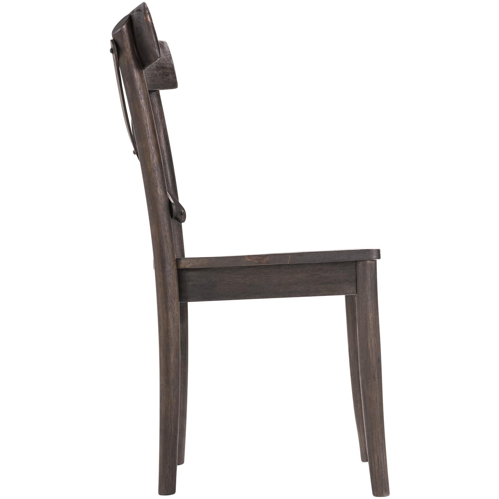 Elements International Coronado Wooden Side Chair Set - American Furniture of Slidell