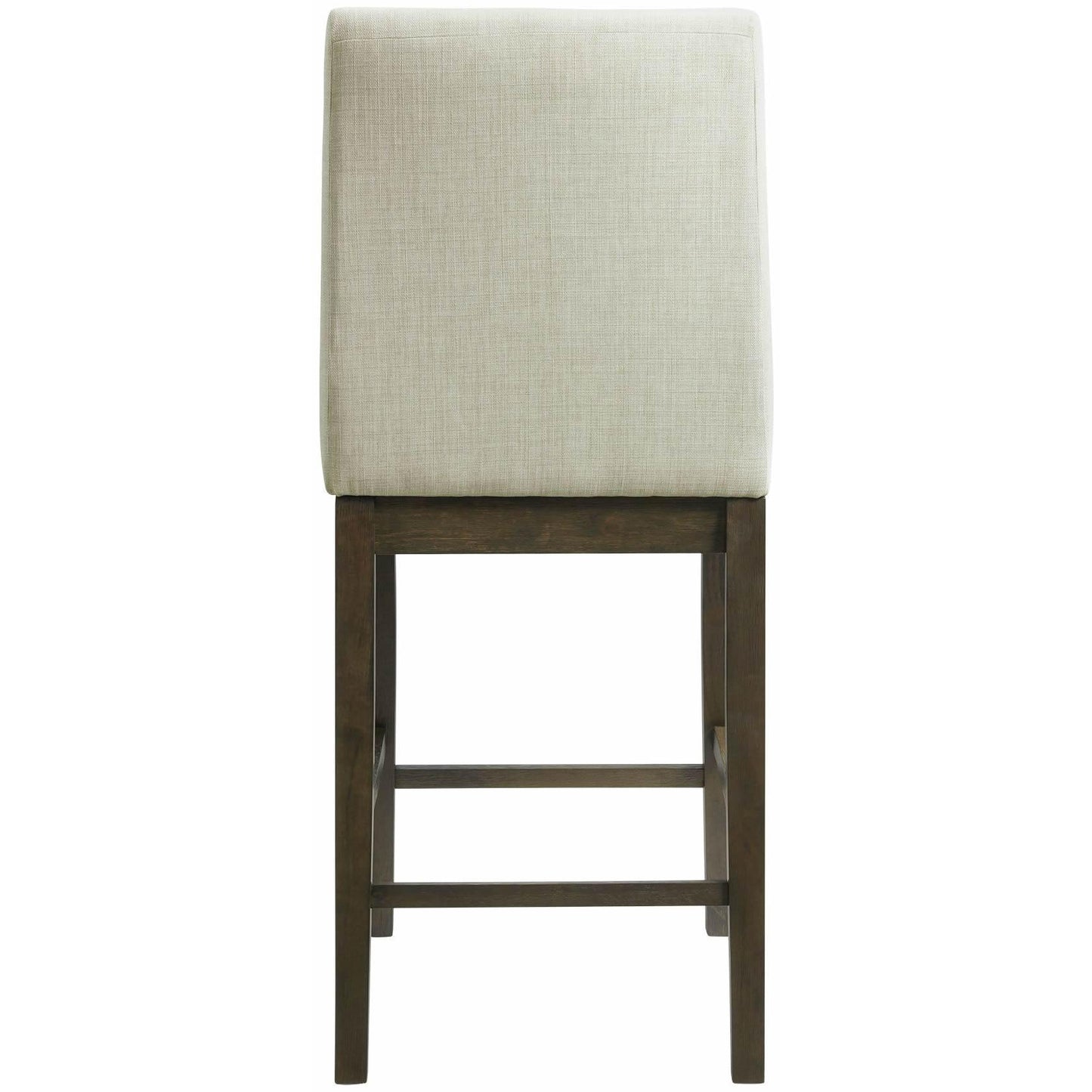 Elements International Dapper Counter Height Side Chair Set in Walnut - American Furniture of Slidell