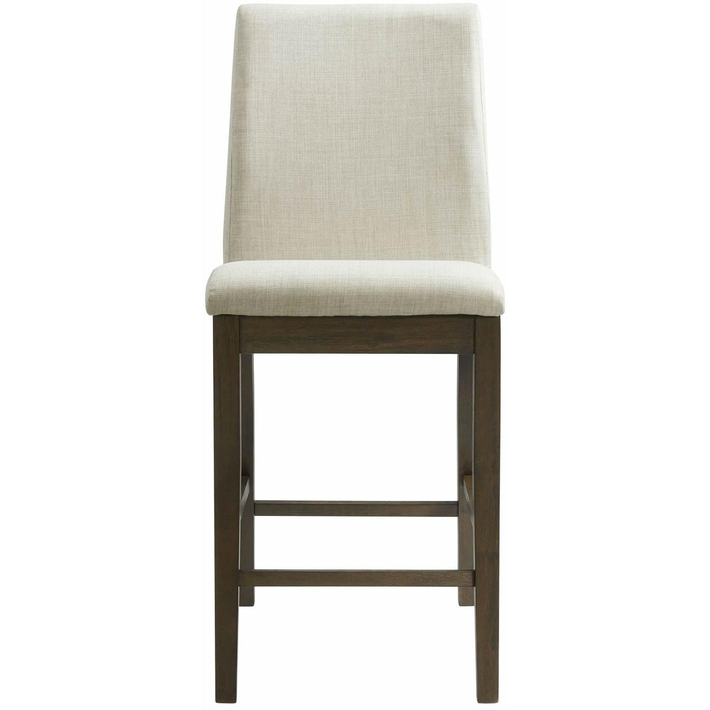 Elements International Dapper Counter Height Side Chair Set in Walnut - American Furniture of Slidell