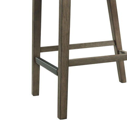 Elements International Dapper Counter Side Chair (Grey Finish) - American Furniture of Slidell