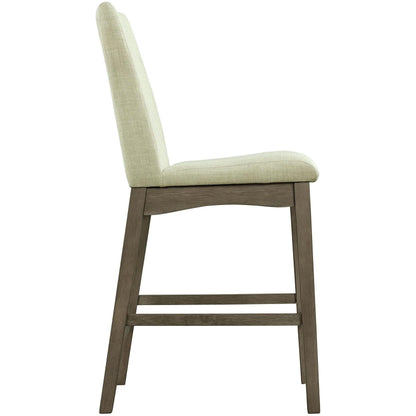 Elements International Dapper Counter Side Chair (Grey Finish) - American Furniture of Slidell